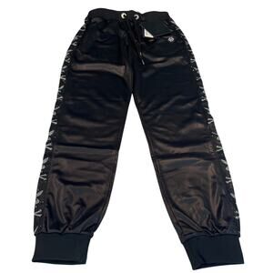 8-23 PHILLIPP PLEIN x PLAYBOY Women's Jogger Trousers Rhinestone Black XL